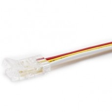 Σύνδεσμος Τροφοδοσίας με Καλώδιο για CCT Ταινία LED COB 8mm 30-380